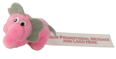 Picture of ELEPHANT FULL ANIMAL LOGO BUG with Full Colour Printed Ribbon