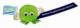 Picture of FLAG HANDHOLDER LOGO BUG with Full Colour Printed Ribbon