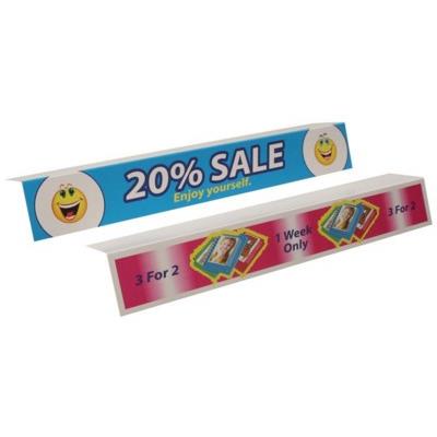 Picture of SHELF TALKERS with Full Colour Print & Self Adhesive Fixing