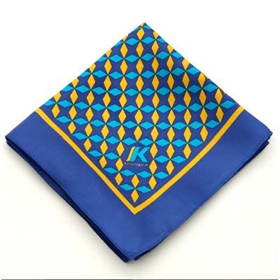 Picture of PRINTED SILK SQUARE