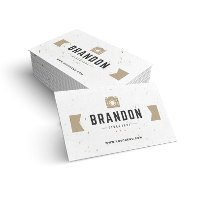 Picture of SEEDED PAPER BUSINESS CARDS (1PP).