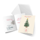 Picture of SEEDED PAPER GREETING CHRISTMAS CARDS A6 