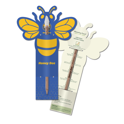 Picture of BLOOMING PENCIL with Bee Shape Backing Card