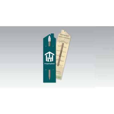 Picture of BLOOMING PENCIL with House Shape Backing Card