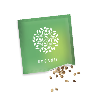 SMALL SEEDS PACKETS - GLOSS (55 x 55MM)