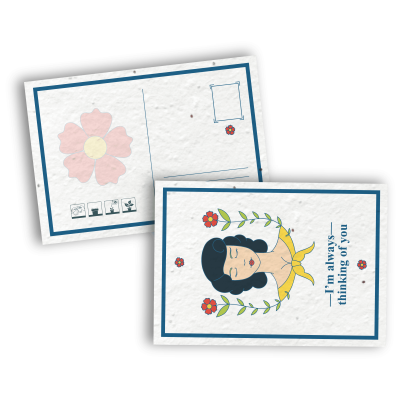 Picture of A7 SEEDED PAPER POSTCARDS (2PP)