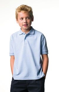 Picture of JERZEES CHILDRENS HARDWEARING PIQUE POLO SHIRT