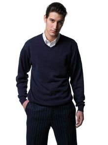 Picture of RUSSELL COLLECTION V NECK JUMPER