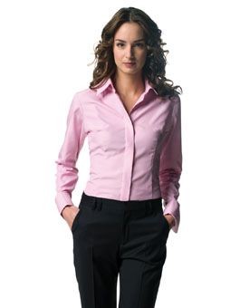 Picture of RUSSELL COLLECTION LADIES LONG SLEEVE TENCEL CORPORATE SHIRT