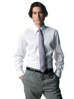 Picture of RUSSELL COLLECTION LONG SLEEVE TAILORED ULTIMATE NON-IRON SHIRT