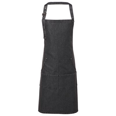 Picture of JEANS STITCH BIB APRON