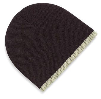Picture of TWO-TONE BEANIE ACRYLIC KNITTED HAT
