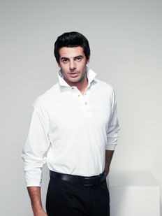 Picture of HENBURY LONG SLEEVE CLASSIC PIQUE POLO SHIRT