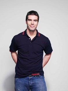 Picture of HENBURY CONTRAST TIPPED PIQUE POLO SHIRT