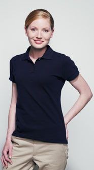 Picture of HENBURY LADIES STRETCH PIQUE POLO SHIRT
