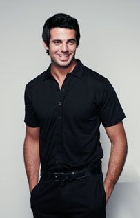 Picture of HENBURY FULL BUTTON POLO SHIRT
