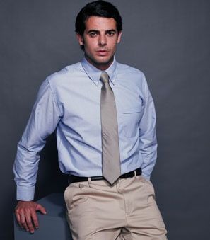Picture of HENBURY LONG SLEEVE CLASSIC OXFORD SHIRT