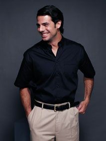 Picture of HENBURY SHORT SLEEVE OXFORD SHIRT