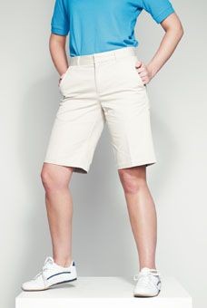 Picture of HENBURY LADIES FLAT FRONTED CHINO SHORTS