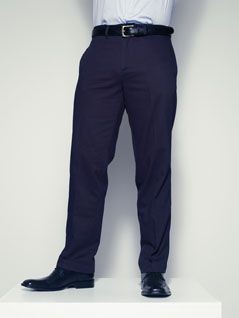 Picture of HENBURY FLAT FRONTED CHINO TROUSERS