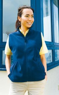 Picture of HENBURY LADIES SLEEVELESS MICRO FLEECE BODYWARMER