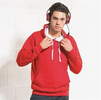 Picture of AWDIS VARSITY HOODED HOODY SWEATSHIRT