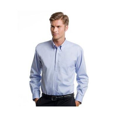 Picture of KUSTOM KIT LONG SLEEVE CONTRAST PREMIUM OXFORD BUTTON COLLAR SHIRT
