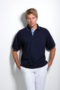 Picture of KUSTOM KIT ST MELLION TIPPED PIQUE POLO SHIRT
