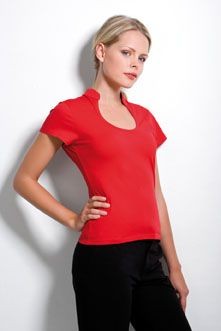 Picture of KUSTOM KIT LADIES KEYHOLE NECK CORPORATE TOP