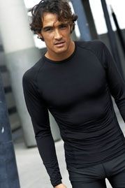 Picture of KARIBAN SPORTS LONG SLEEVE FITTED TEE SHIRT