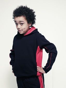 Picture of FINDEN & HALES CHILDRENS CONTRAST HOODED HOODY SWEATSHIRT