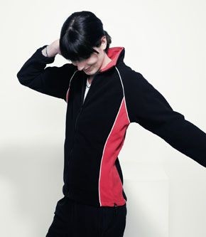 Picture of FINDEN & HALES LADIES CONTRAST MICRO FLEECE JACKET