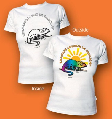 Picture of MAGIC UV ULTRA VIOLET COLOUR CHANGING TEE SHIRT