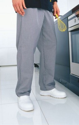 Picture of PREMIER PULL ON CHEF CHECK TROUSERS