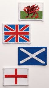 Picture of EMBROIDERED FLAG BADGE