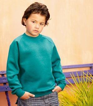 Picture of FRUIT OF THE LOOM CHILDRENS RAGLAN SWEATSHIRT