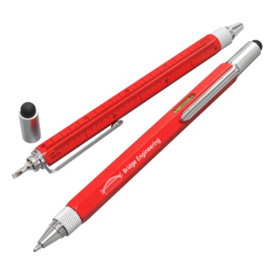 RED MULTIFUNCTION BALL PEN