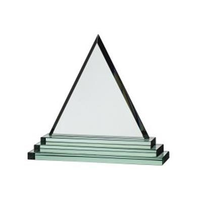 Picture of TRIANGULAR JADE GLASS AWARD