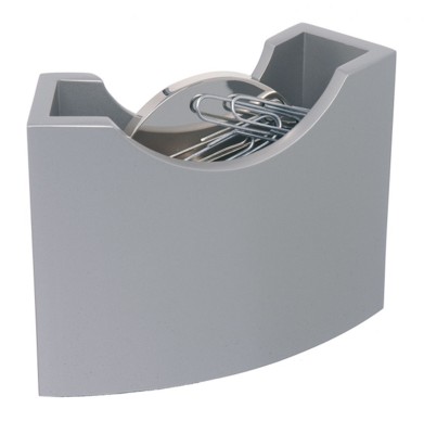 Picture of PISA METAL PAPERCLIP DISPENSER in Silver