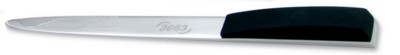 Picture of TORINO METAL LETTER OPENER in Shiny Silver with Black Rubber Trim