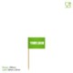 Picture of FOOD FLAG 100MM SKEWER - 50MM X 33MM