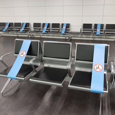 Picture of SEAT MARKER - SOCIALLY DISTANCED SEATING RESTRICTIONS