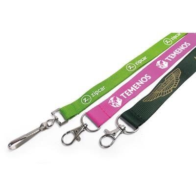 Picture of 15MM FLAT POLYESTER LANYARD.