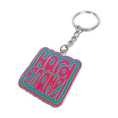 Picture of 45MM HARD ENAMEL KEYRING CHAIN.