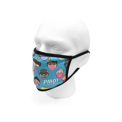 Picture of PM01 DYE SUBLIMATION PRINTED FACE MASK with Elasticated Ear Loops