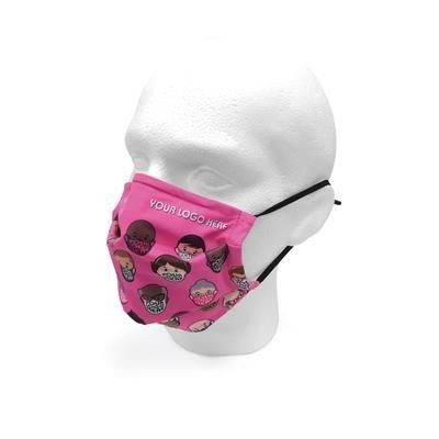 Picture of PM03 DYE SUBLIMATION PRINTED FACE MASK.