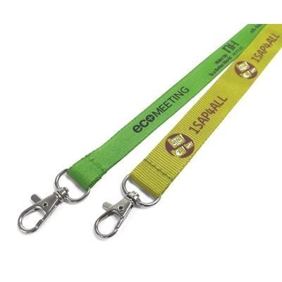 Picture of 15MM ECO FRIENDLY PLANT SILK DELUXE LANYARD.