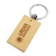 Picture of RECTANGLE-SC WOOD KEYRING