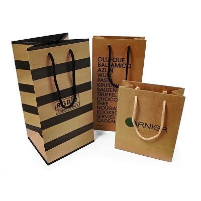 Picture of BROWN KRAFT PAPER BAG.