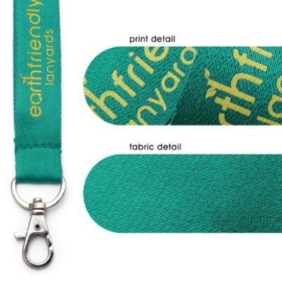 Picture of 10mm ECO FRIENDLY PLANT SILK DELUXE LANYARD